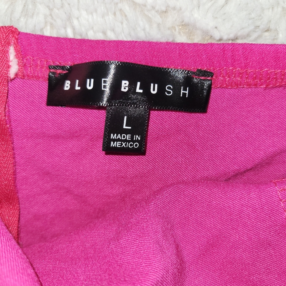 Blue Blush Hot Pink Bodycon Mini Dress - Picture 4 of 10